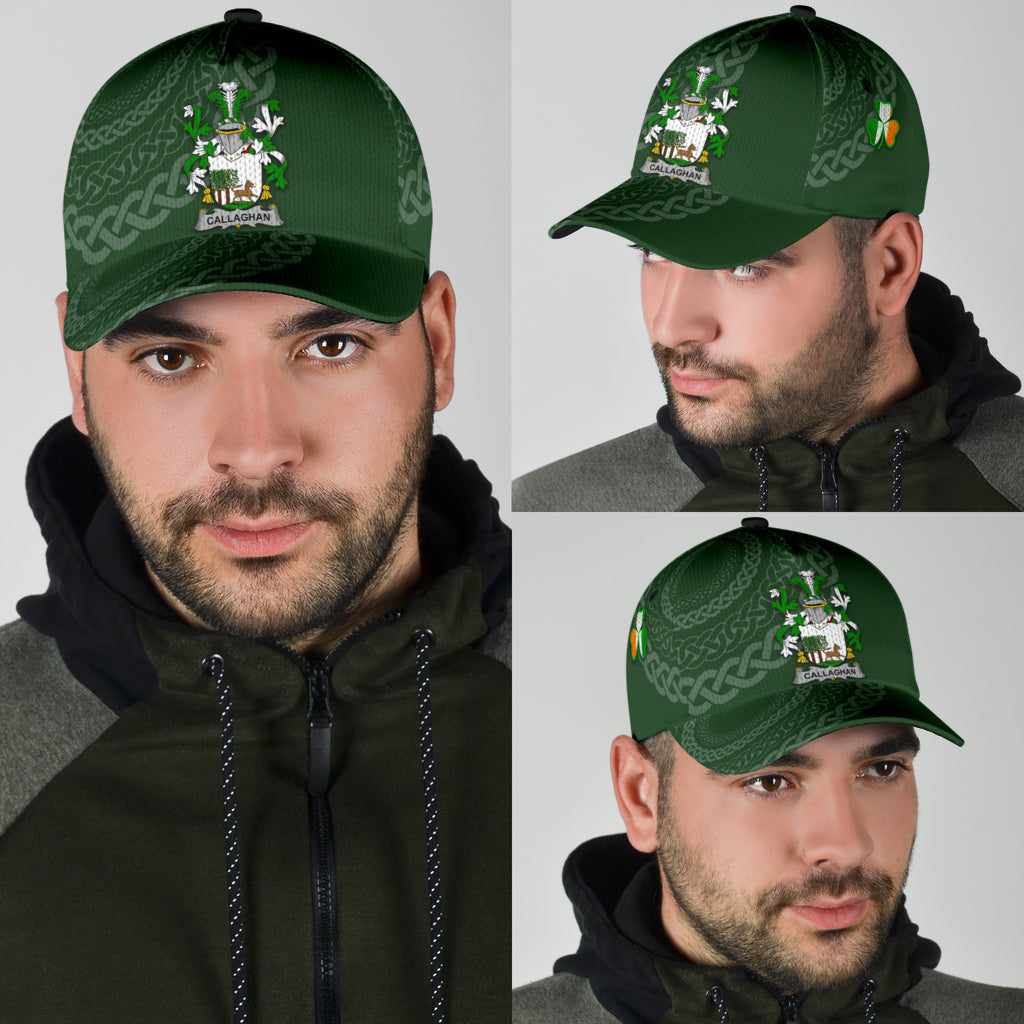 Callaghan Coat Of Arms - Irish Family Crest St Patrick'S Day Hat Classic Cap