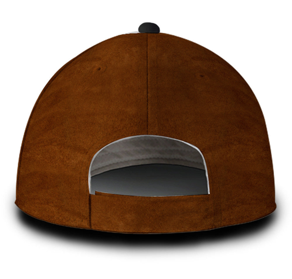 Personalized Custom Name Chicken Lady Leather Hat Classic Cap