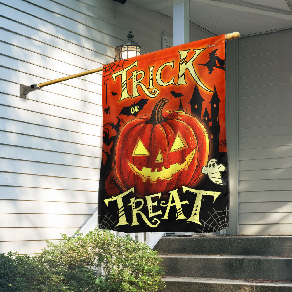 Halloween Trick Or Treat Us Flag Lhb 1320 Lpn - Liberish