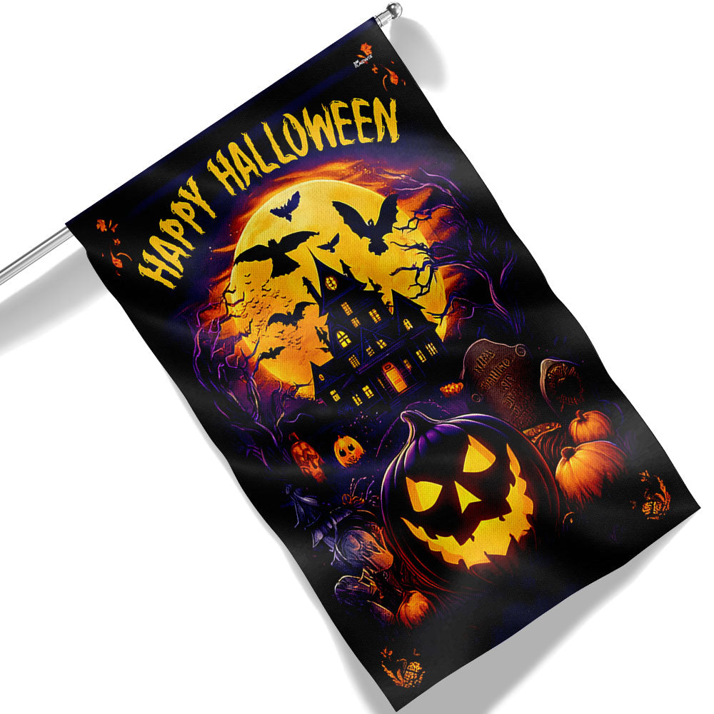 Happy Halloween Pumpkin Flag - Liberish