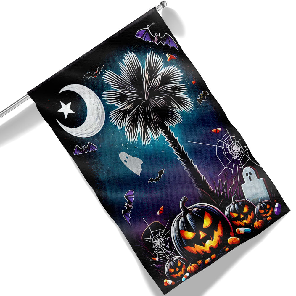 Happy Halloween South Carolina Flag - Liberish