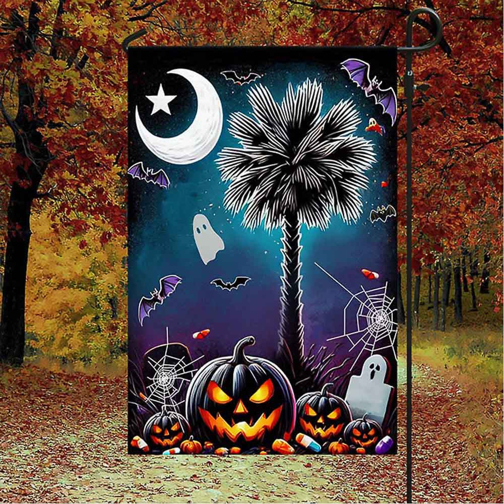 Happy Halloween South Carolina Flag Best Gift For Friends and Family on Halloween Day - Liberish