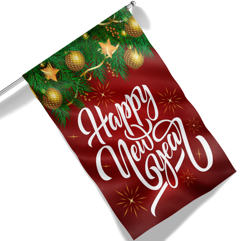 Happy New Year Flag - Liberish