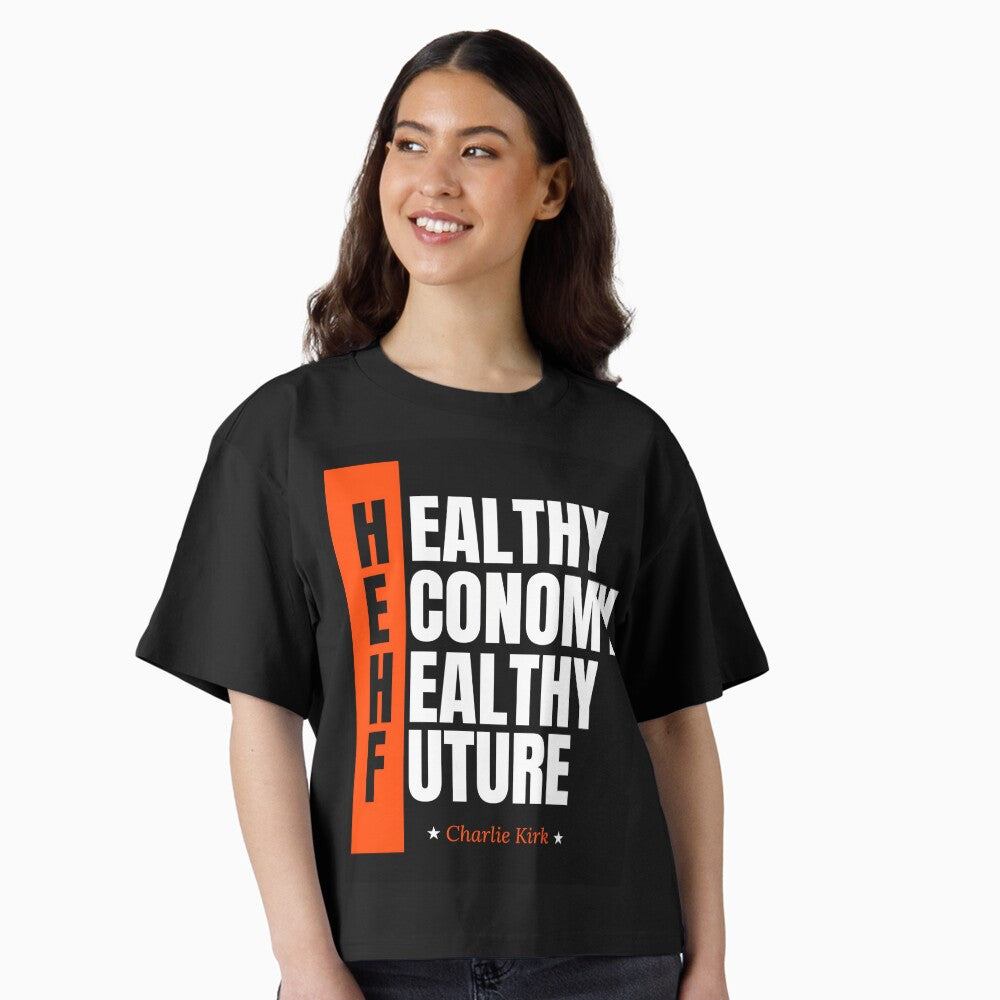 Healthy Economy, Healthy Future Charlie Kirk Tribute Classic T-Shirt