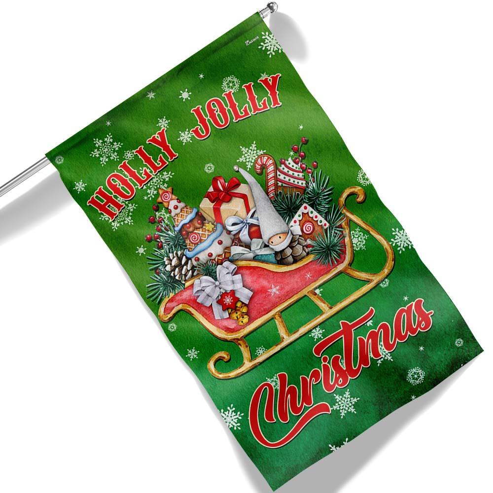 Holly Jolly Christmas Flag - Liberish