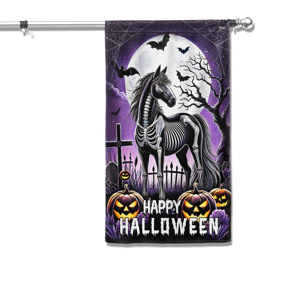 Horse Happy Halloween Flag - Liberish