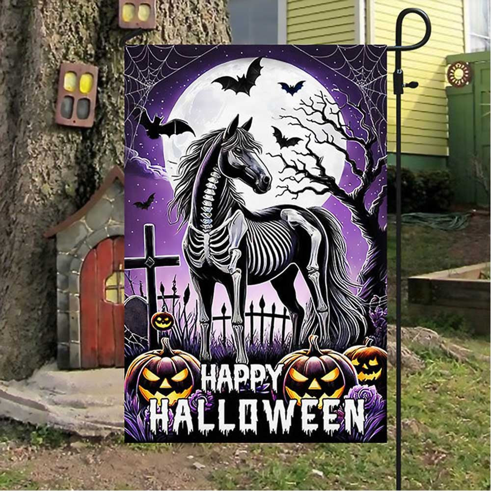 Horse Happy Halloween Flag Perfect Gift For Friend and Bestfriend on Halloween Day - Liberish