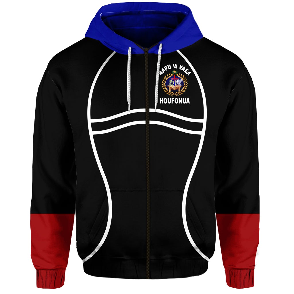 Tonga Mapu A Vaea Zip Hoodie Houfonua Original Style LT8