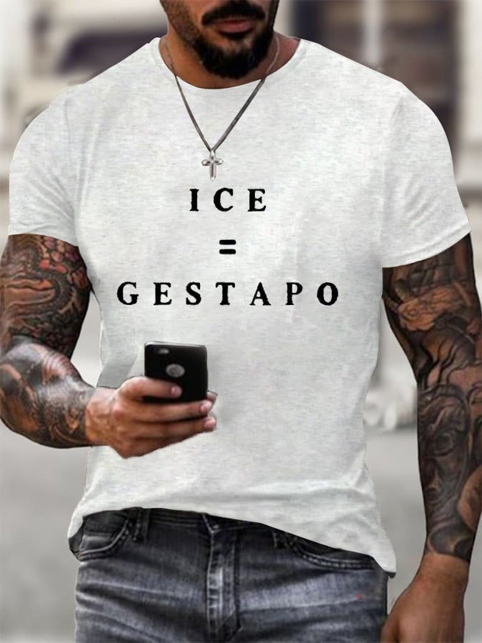 Ice Protest Shirt Anti ICE T-Shirt Gift Ideas For Husband - Liberish