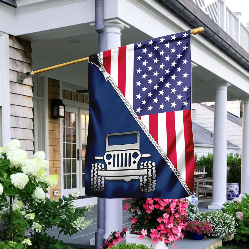 Jeep American Flag - Liberish