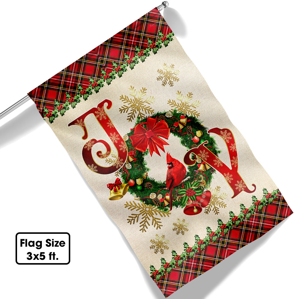 Joy To The World Christmas Flag - Liberish