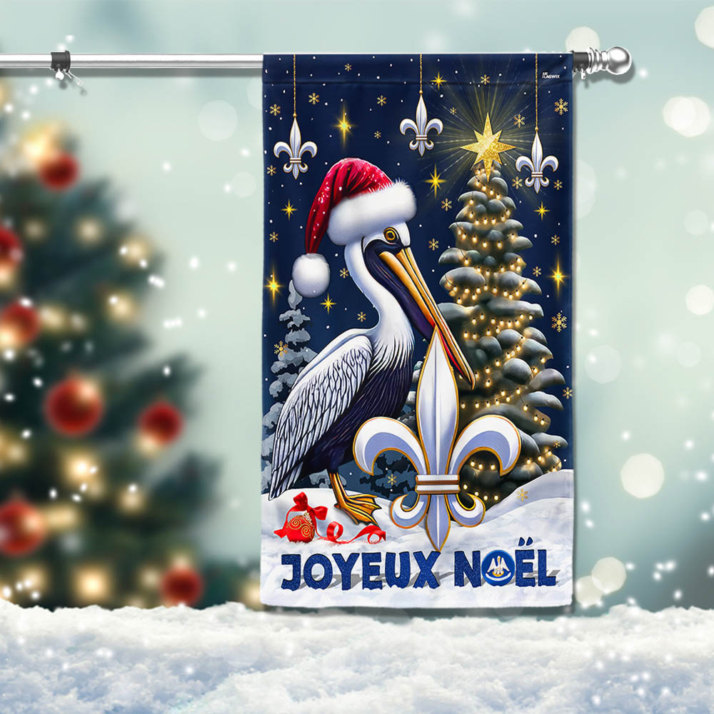 Louisiana Christmas Cajun Christmas Joyeux Noel Flag Christmas 2025 - Liberish