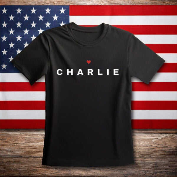 Love Charlie Kirk T-Shirt Tribute Graphic Tee Gift For Conservative Supporters
