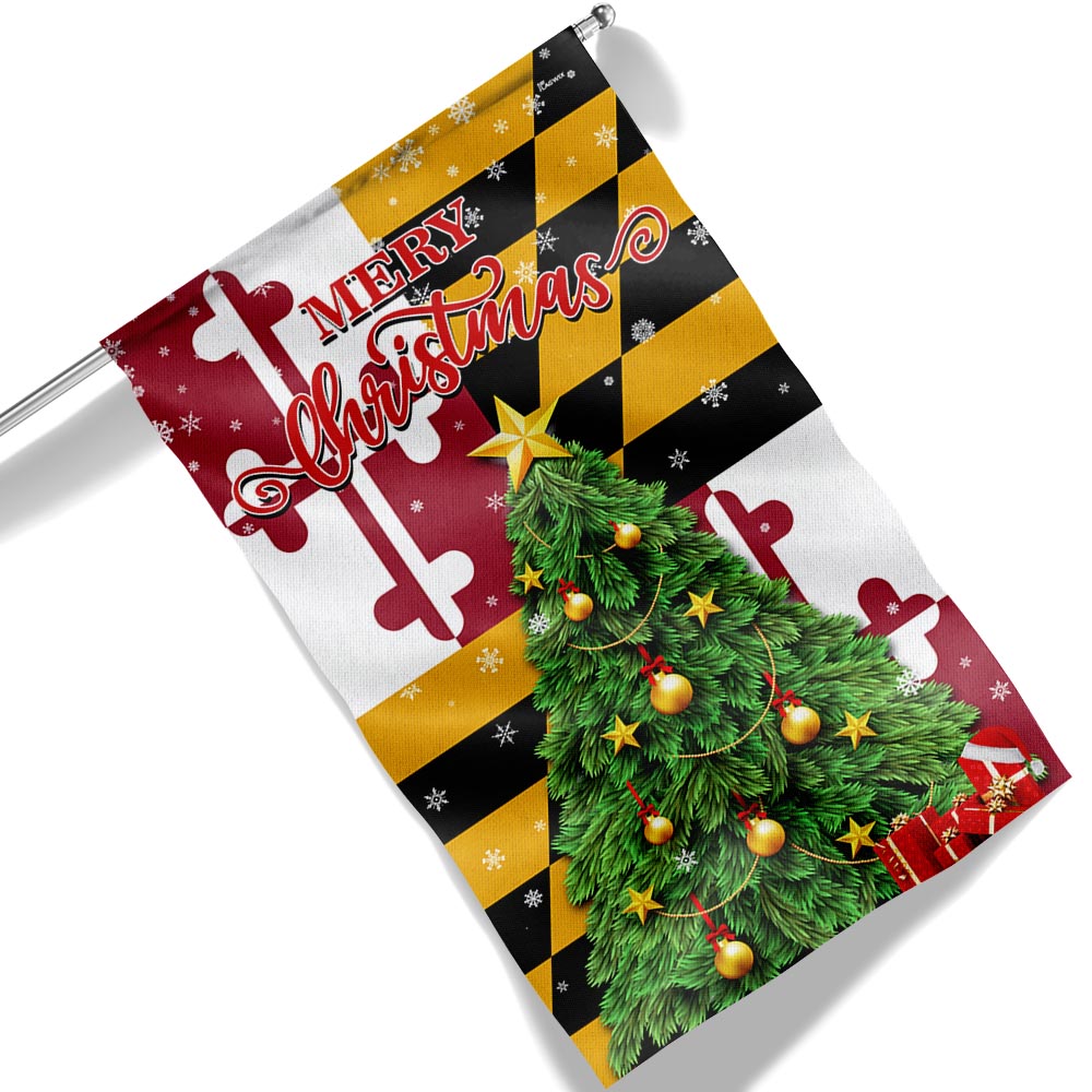 Maryland Christmas Flag Christmas 2025 - Liberish