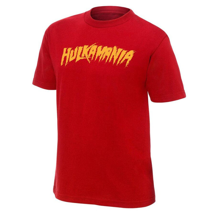 Men's Red Hulk Hogan Hulkamania T-shirt Forever Hulkamania Fan Gift - Liberish