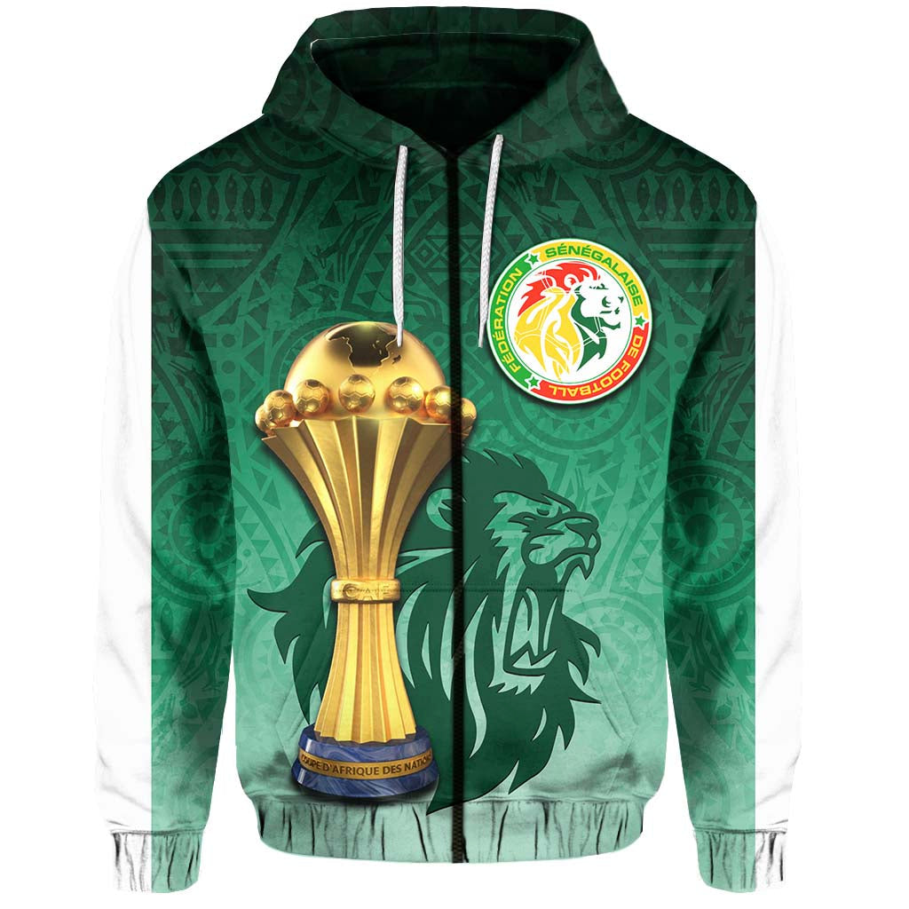 Senegal Football Champion Hoodie Green Style LT6