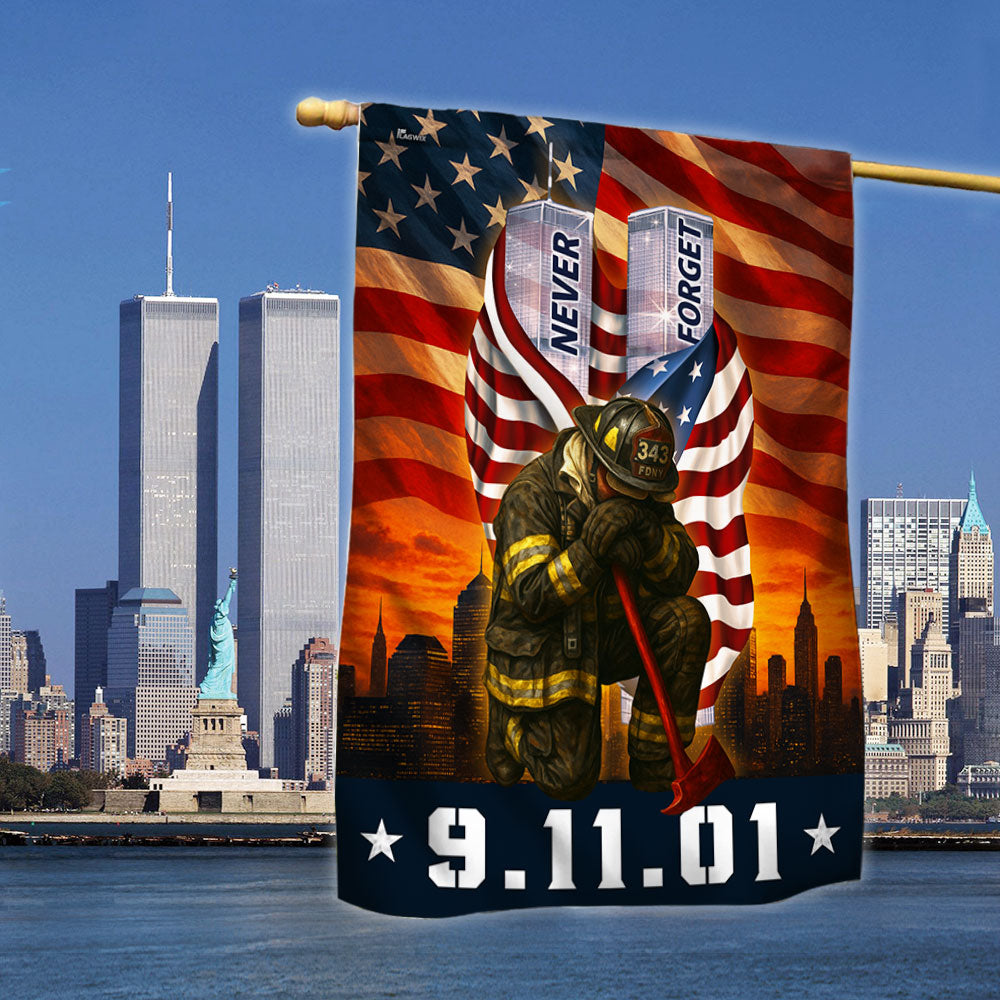 Never Forget September 11 Patriot Day 911 Flag(1) - Liberish