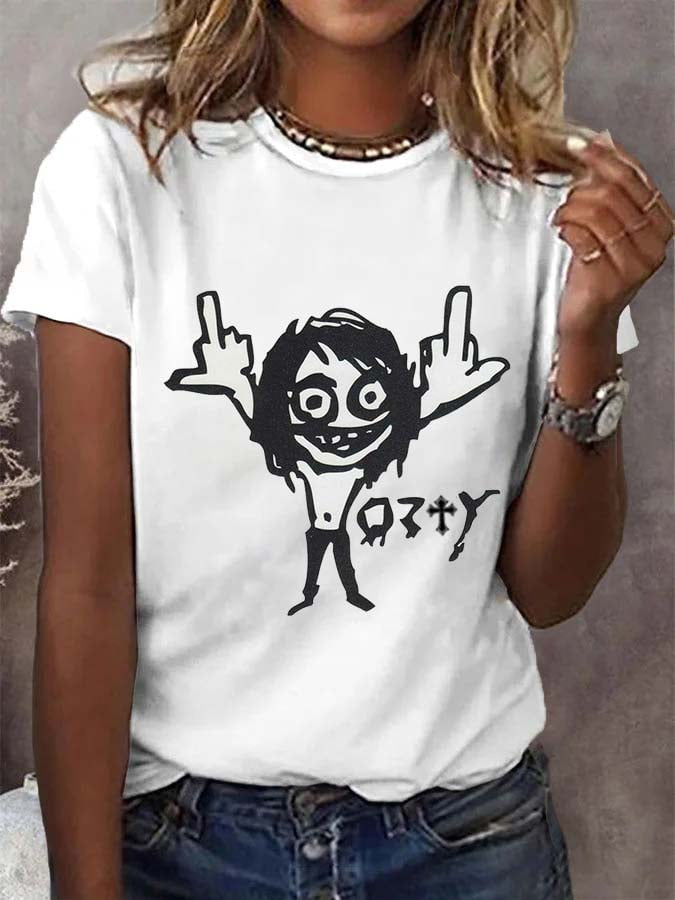 OZ Ozbourne T-Shirt Memorial OZ Shirt Gift Ideas For Music Lovers - Liberish