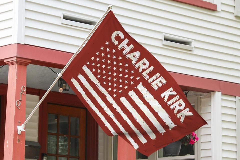 Patriot Charlie Kirk Flag Conservative American Gifts For Republican Supporters
