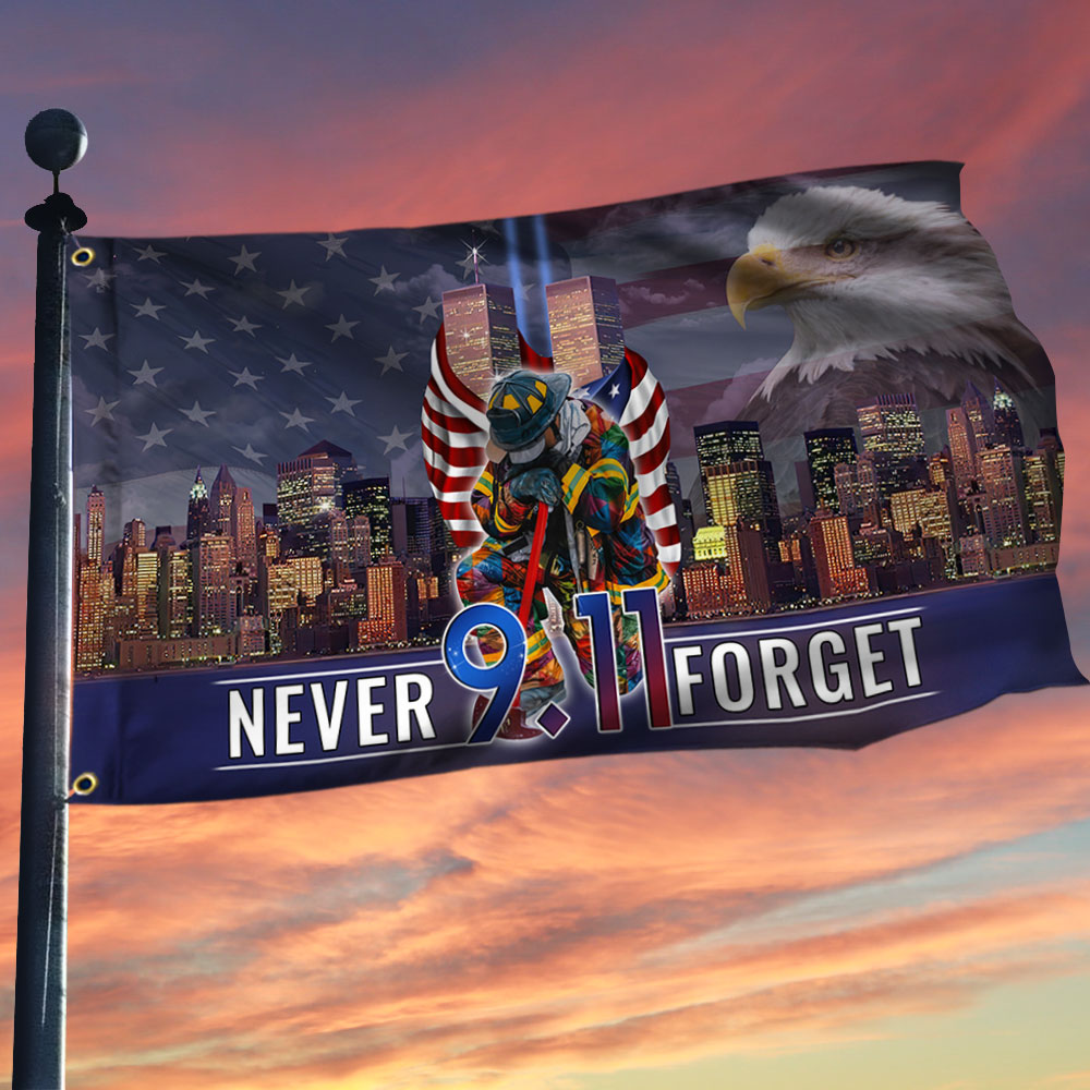 Patriot Day 9 11 Never Forget September 11th American Flag - Liberish