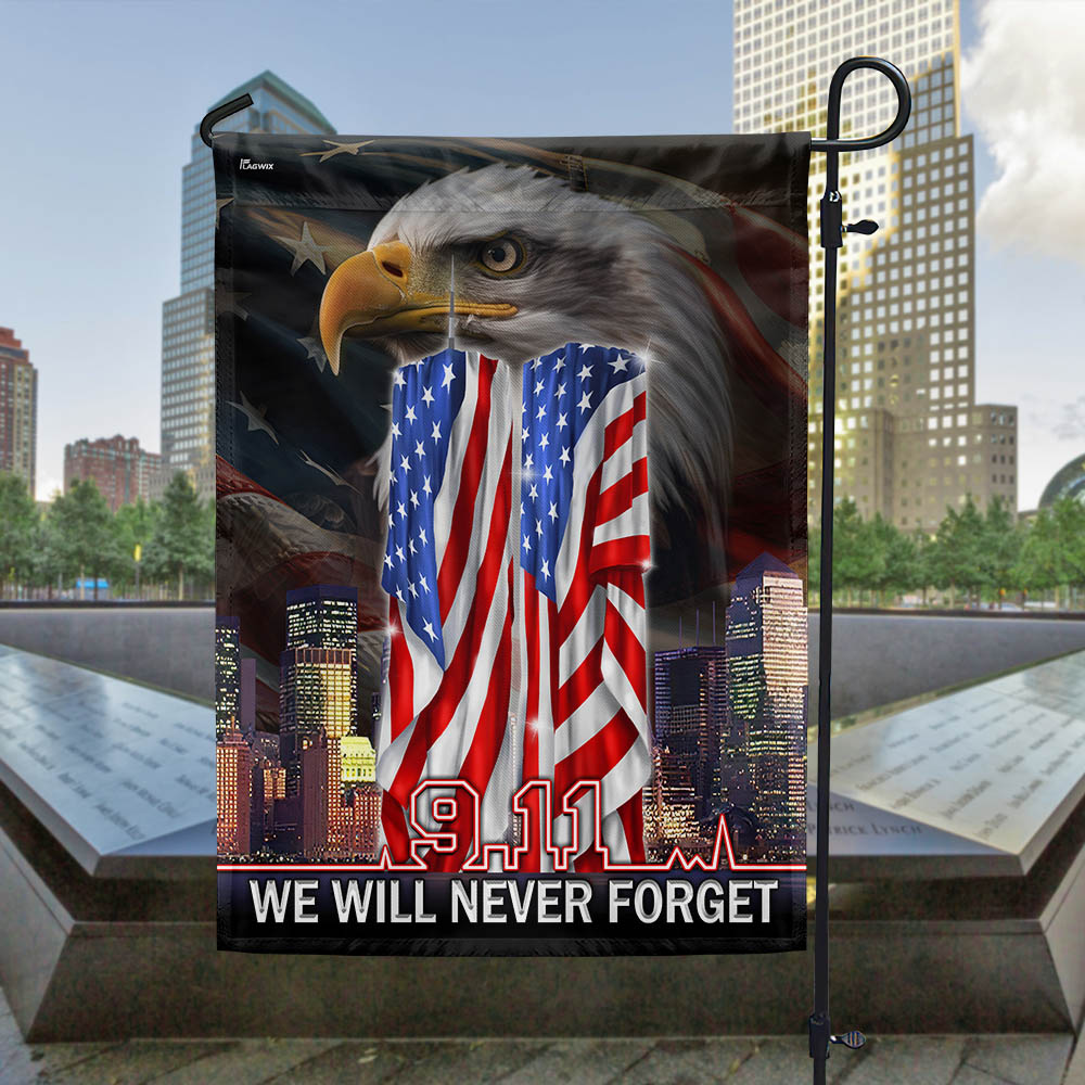Patriot Day 911 Flag We Will Never Forget September 11th Memorial Flag(1) - Liberish
