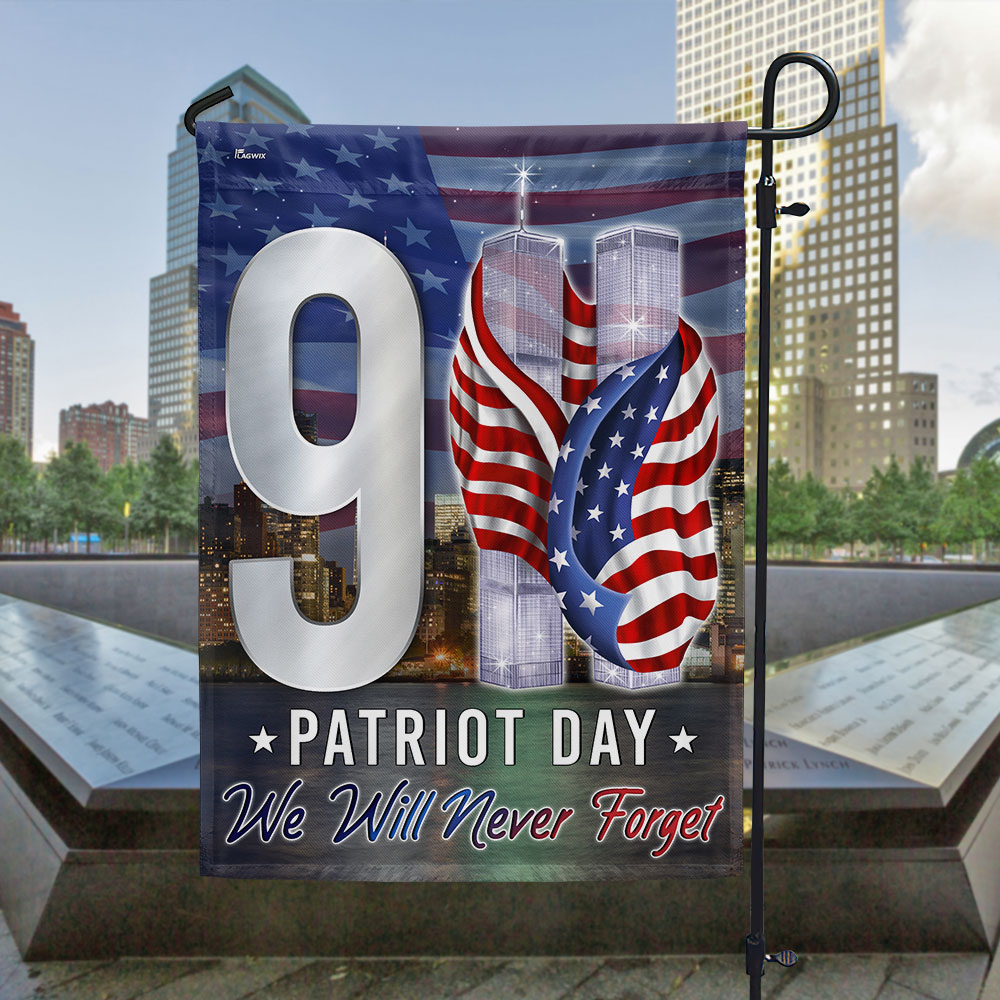 Patriot Day 911 September 11 Never Forget 9 11 Flag - Liberish