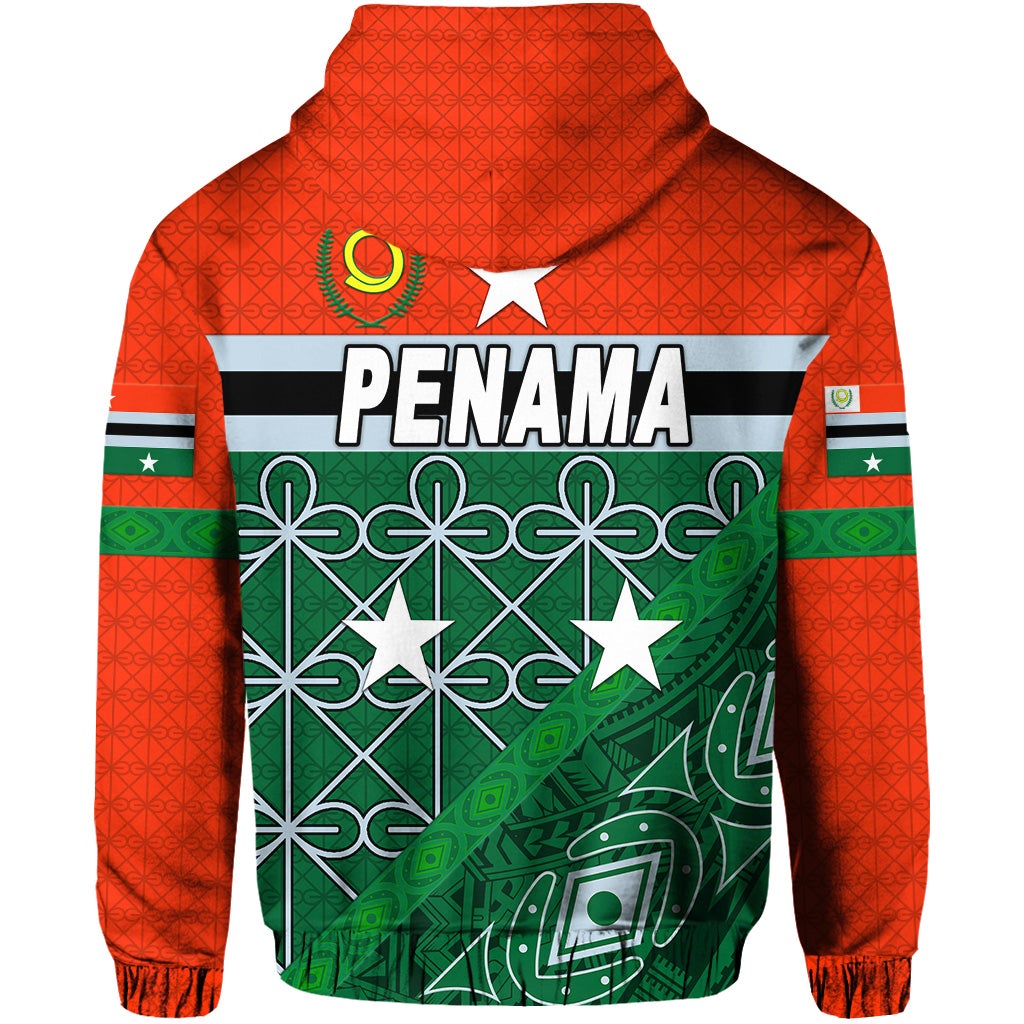 Penama Province Zip Hoodie Vanuatu Pattern Unique Style LT8