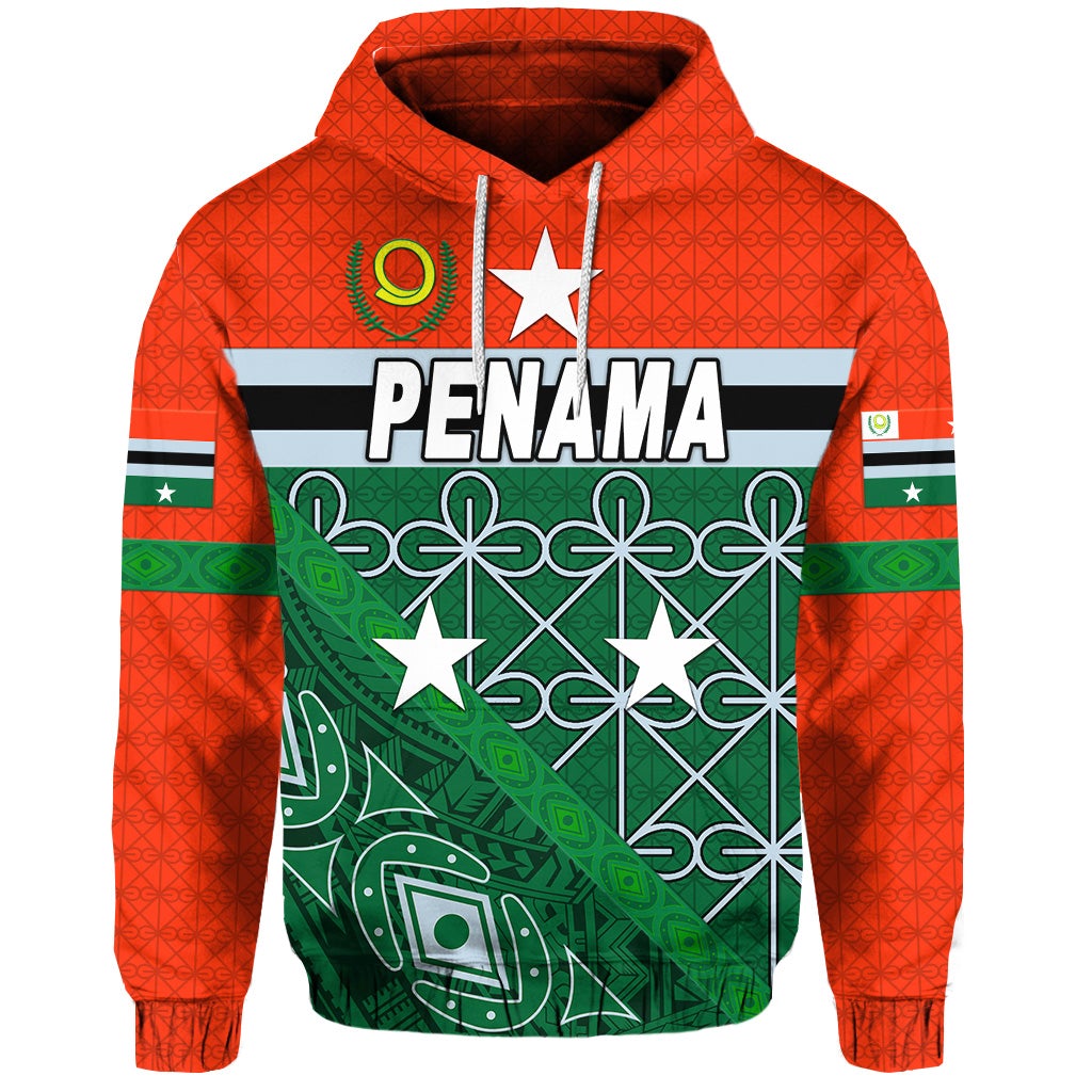 Penama Province Hoodie Vanuatu Pattern Unique Style LT8