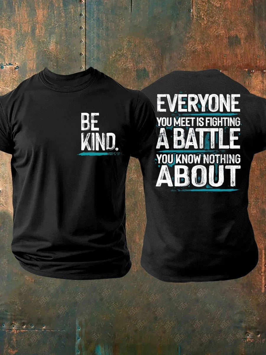 PTSD Awareness Veteran Be Kind T-Shirt Patriotic Tees Gifts For Veterans And Military - Liberish