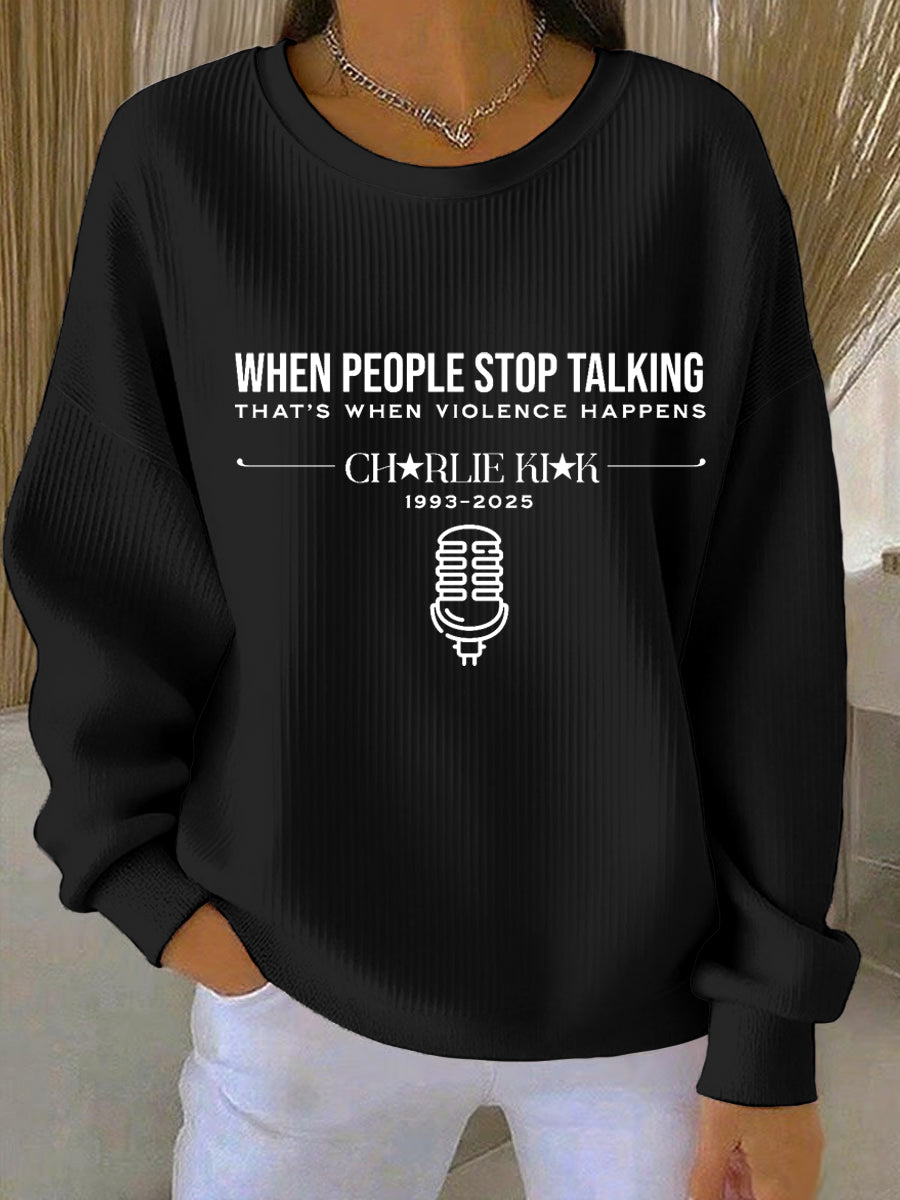 R.I.P Charlie Kirk,Memorial Inspirational Quote Sweatshirt Charlie Kirk Merch Store