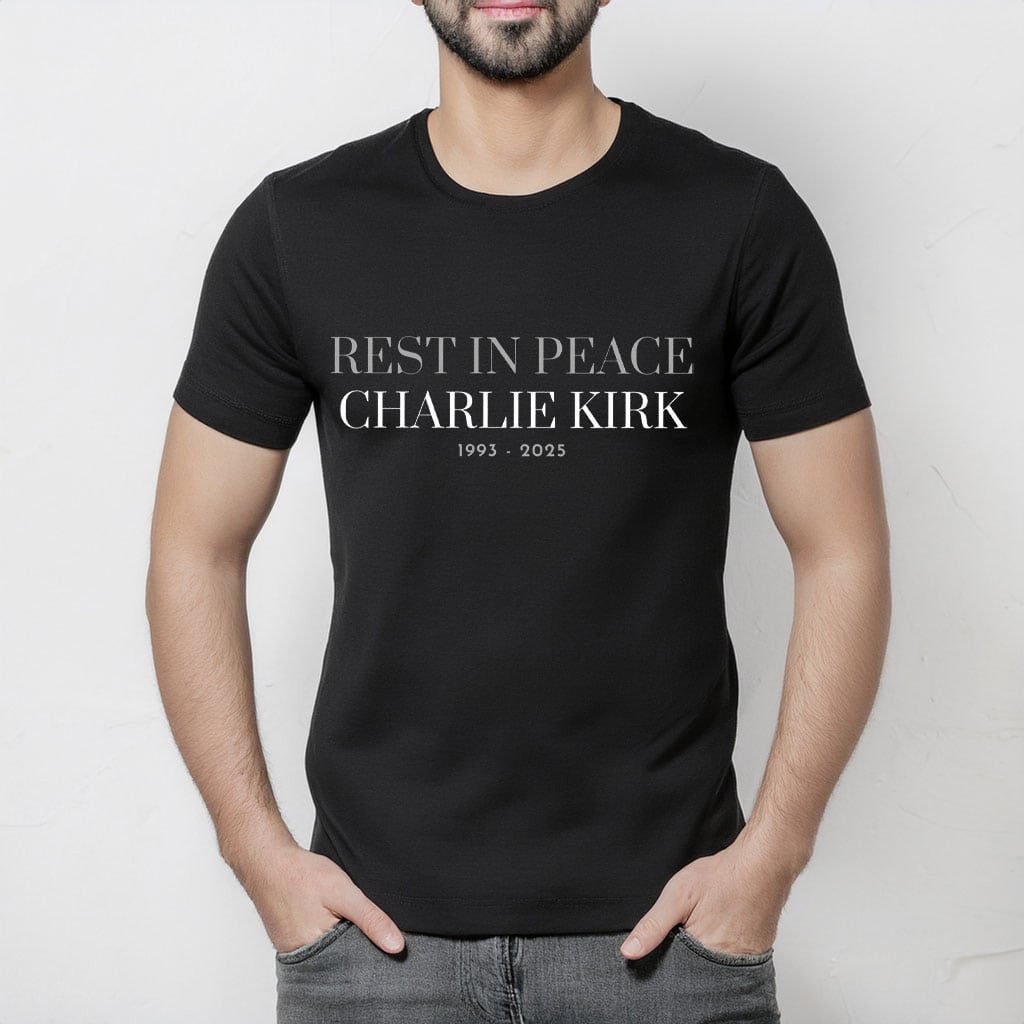 Rest in Peace Charlie Kirk Shirt Memorial Tribute 1993 2025 T-Shirt Charlie Kirk Merch