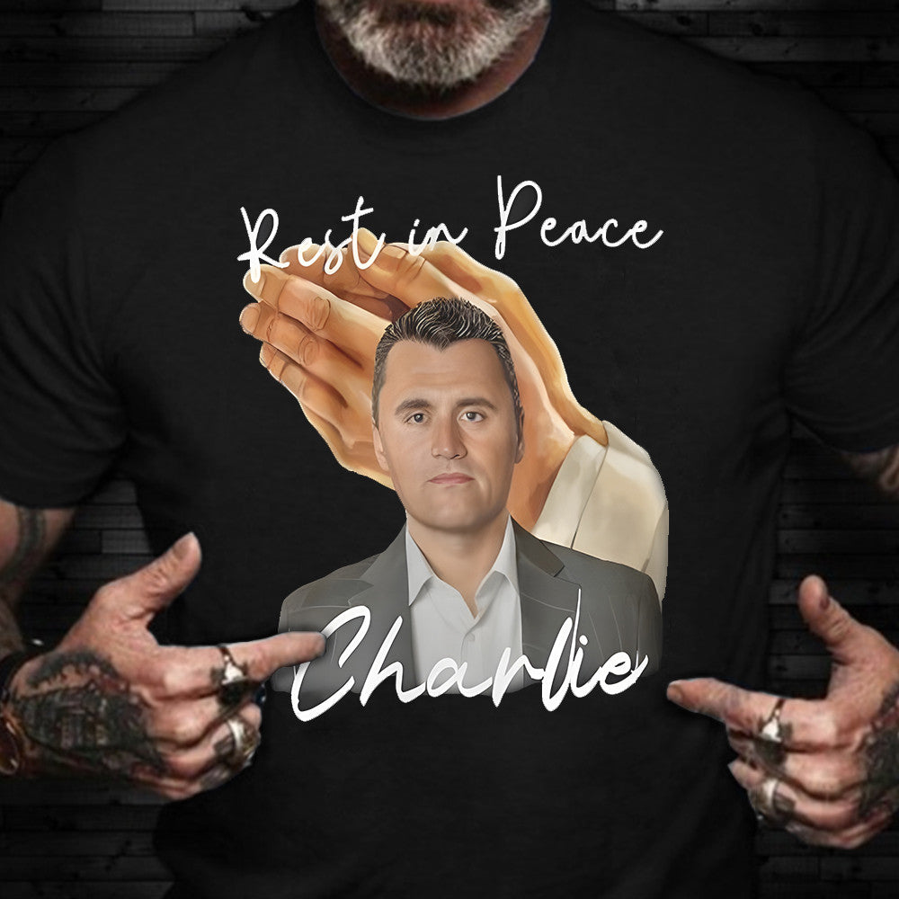 Rest in Peace Charlie Kirk T-Shirt Freedom Shirt Charlie Kirk Merch Patriotic Gifts