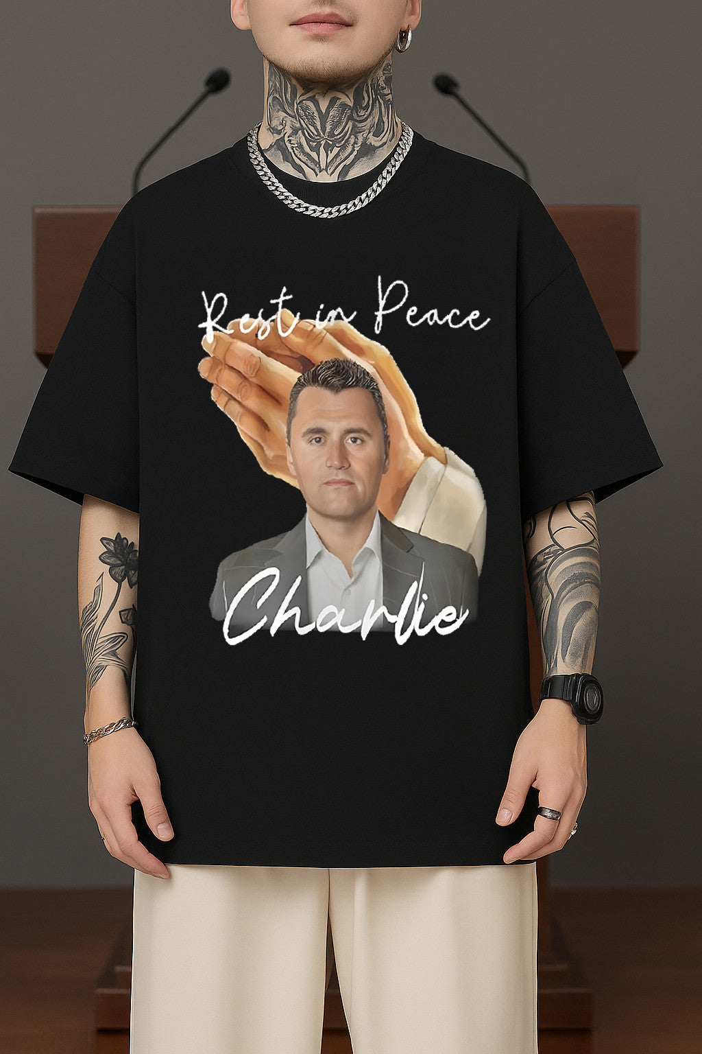 Rest in Peace Charlie Kirk T-Shirt Freedom Shirt Charlie Kirk Merch Patriotic Gifts