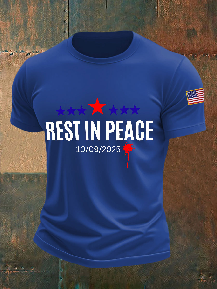 rest in peace T-Shirts Charlie Kirk Memorial Shirt