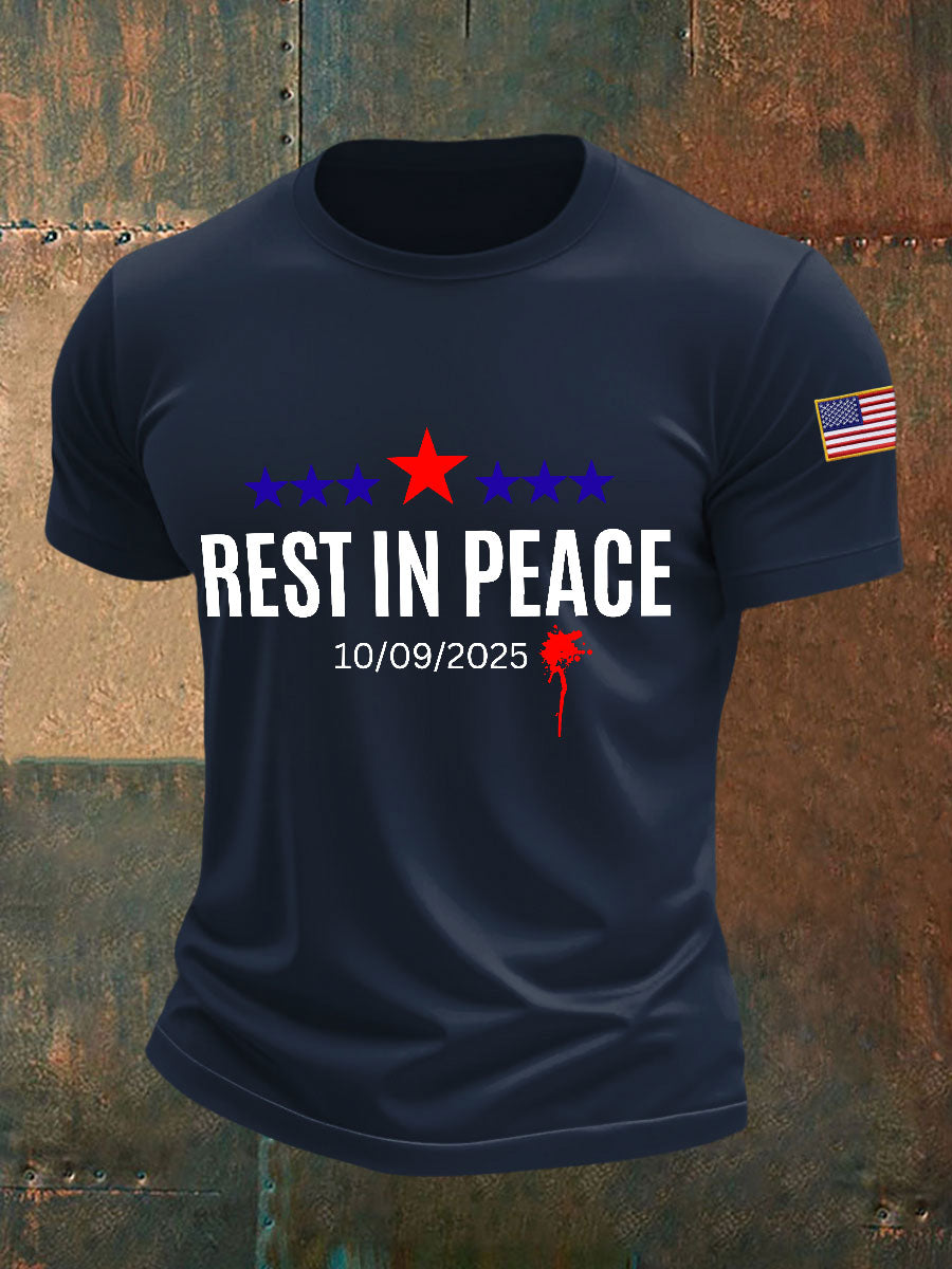rest in peace T-Shirts Charlie Kirk Memorial Shirt