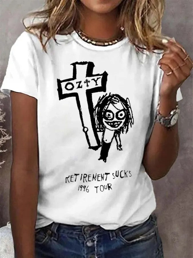 Retirement Sucks 1996 Tour T-Shirt Memorial OZ Shirt Gift Ideas For Music Lovers - Liberish