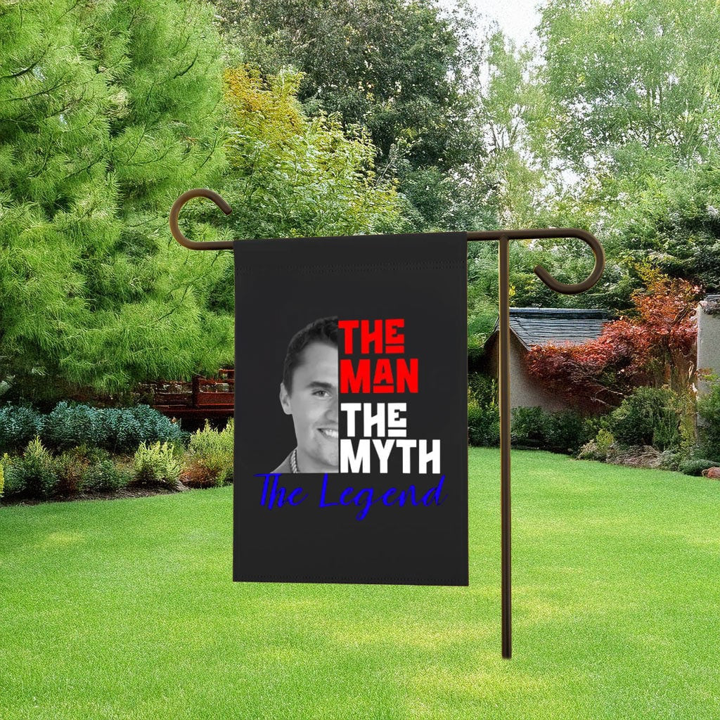 RIP Charlie Kirk Flag The Man The Myth The Legend Flag Charlie Kirk Merch