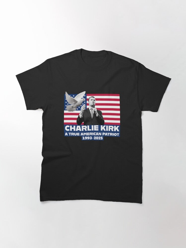 RIP Charlie Kirk Shirt A True American Patriot T-Shirt Gift For Patriots