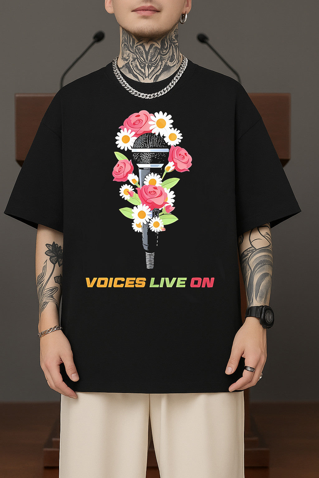 RIP Charlie Kirk Shirt Voice Live On T-Shirt Charlie Kirk Merch Gifts For Patriot