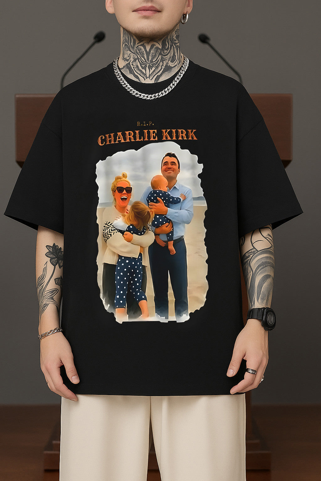 RIP Charlie Kirk T-Shirt Charlie Kirk Shooter Shirt Memorial Gifts