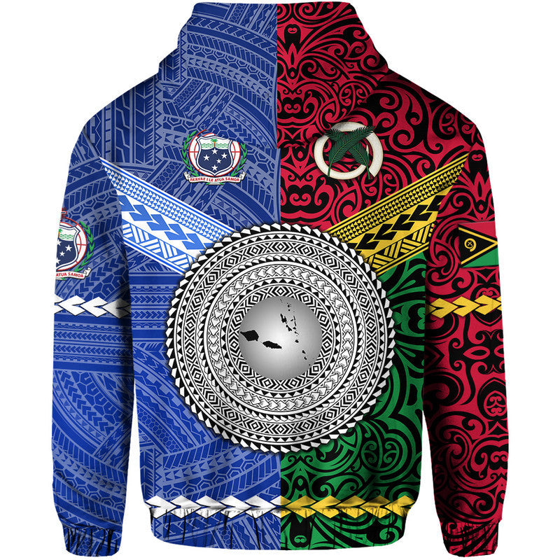 Samoa and Vanuatu Hoodie Together LT8