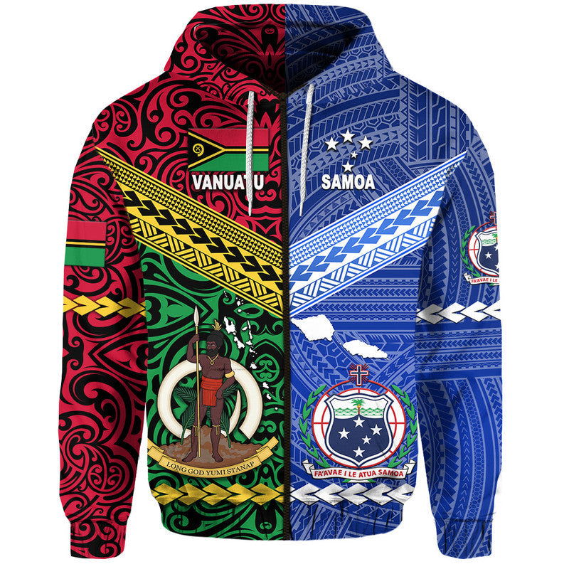 Samoa and Vanuatu Hoodie Together LT8