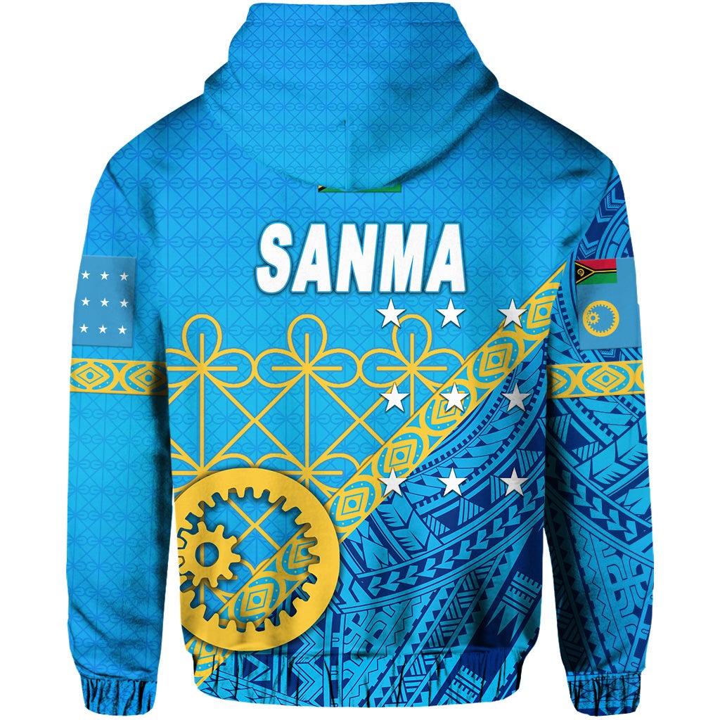 Sanma Province Hoodie Vanuatu Pattern Unique Style LT8