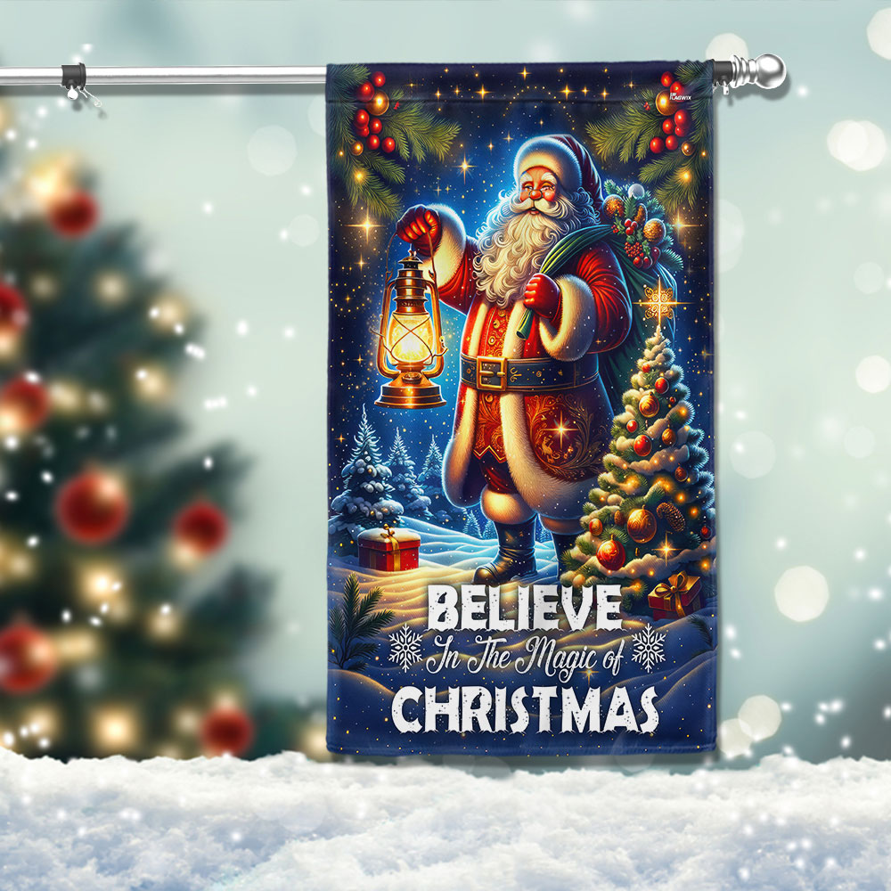 Santa Claus Christmas Flag - Liberish