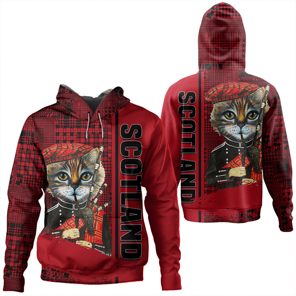 Scotland Cat Bagpipes Hoodie RLT12