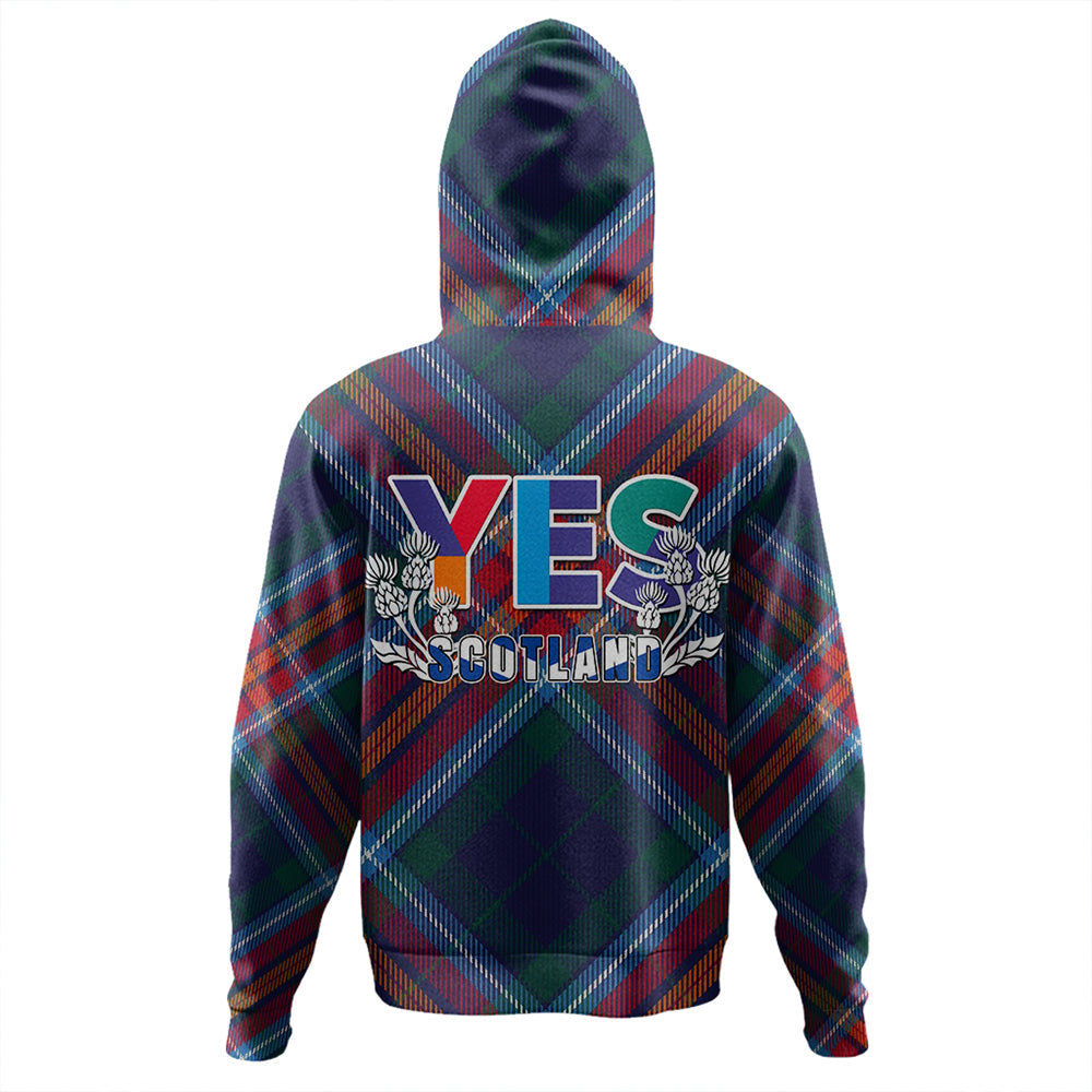 Scotland Tartan Yes Zip Hoodie RLT12