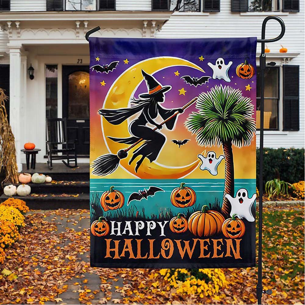 Skull Halloween Trick and Treat With The Moon Flag Best Halloween Gift For Friends and Family - Liberish