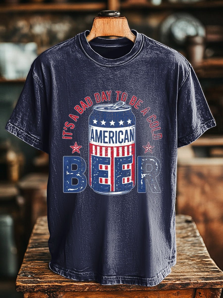 It's A Bad Day To Be Art Print Casual Short Sleeve T-Shirt
