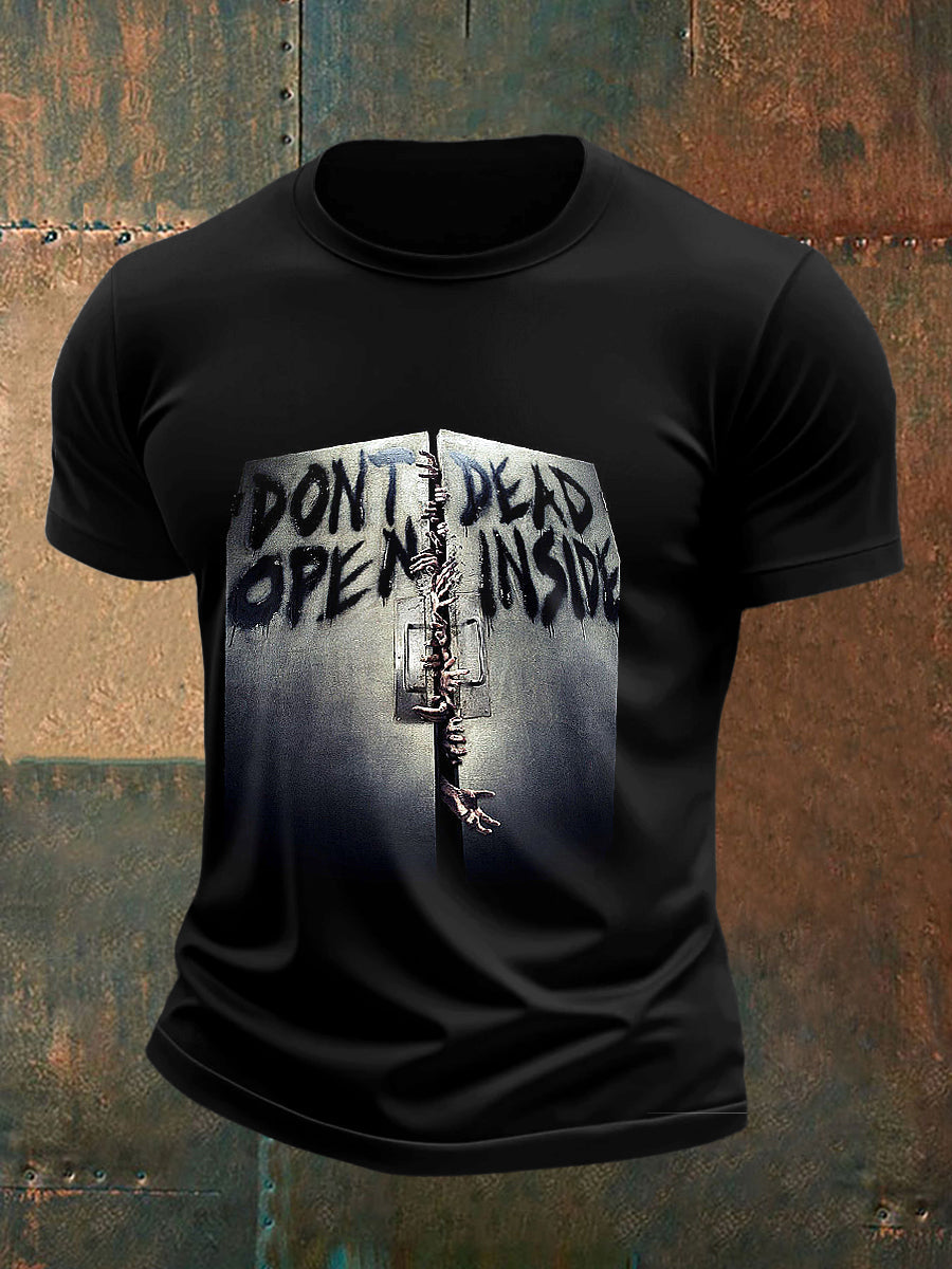 The Walking Death Printed Vintage Fashion Loose Short Sleeve T-Shirt