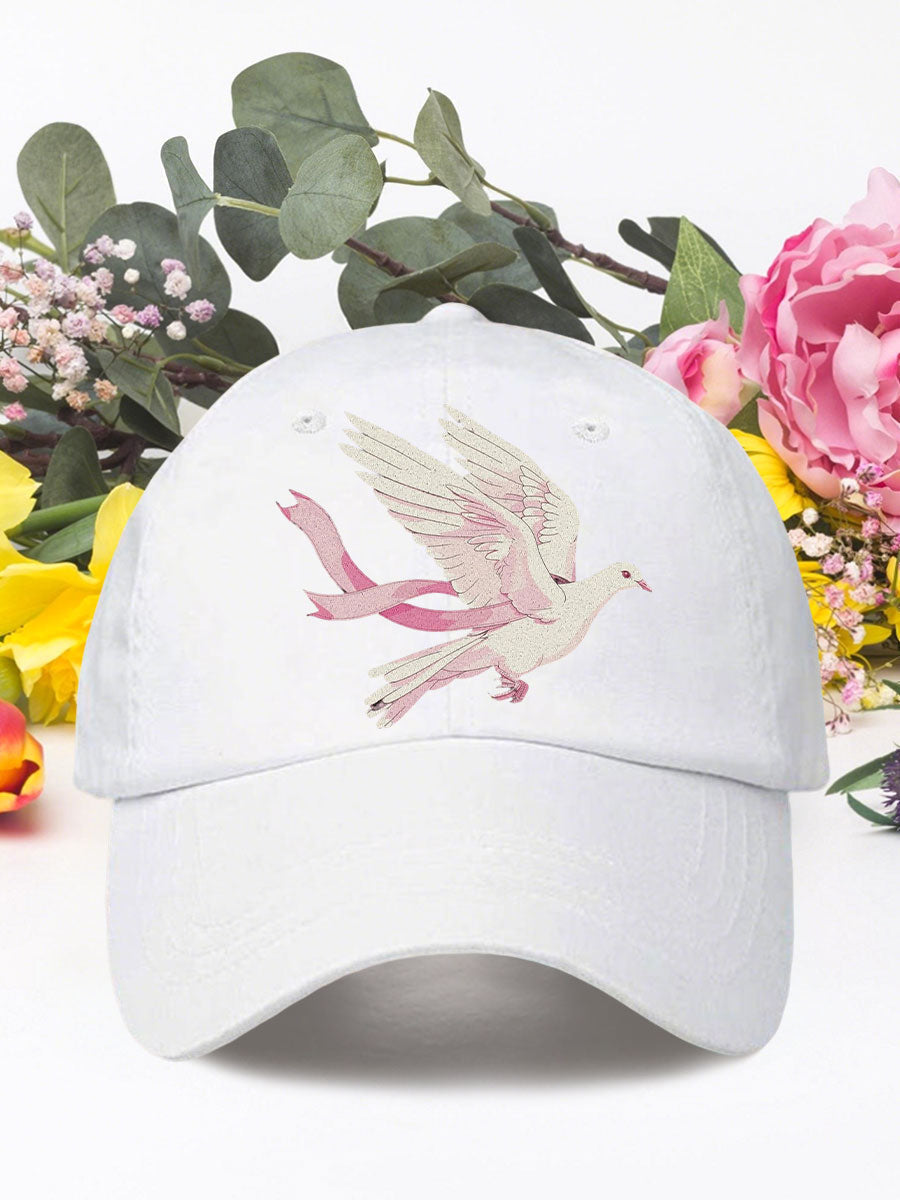 Pink pigeon breast cancer neutral hats